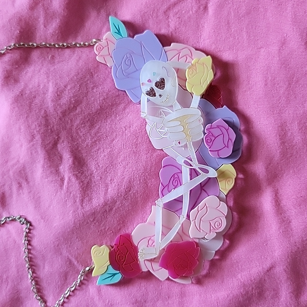 Dia de los Muertos Skeleton necklace